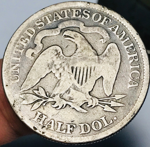 1878 seated liberty half - seated,